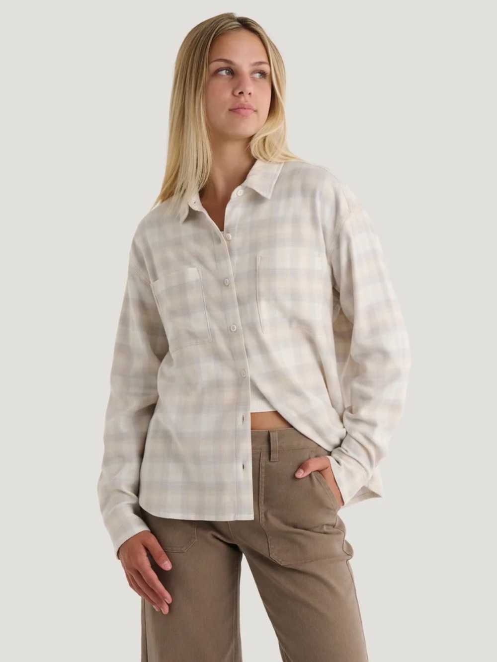 NEW Free Fly Apparel Women's Seawool Flannel Shirt